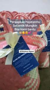 Paket Hemat Tas Sedang Lurik 25 pcs