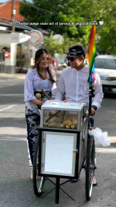 Set Couple Busana Adat Bali Tenunan Blanket Motif Klasik Halus Premium