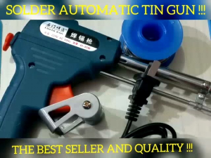 COD CEPAT Solder Iron Automatic Tin Gun 60W / Solder Tembak Listrik Otomatis Dengan Gulungan Timah - GT10 - Green