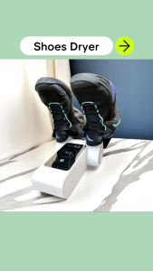 Yangzi portable shoe dryer rack - heater deodorizer sterilizer for home and room use (White) penyegera kasut