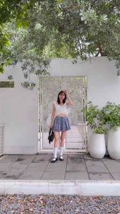 Vanilla sky : Marshmallow Muse เสื้อลูกไม้สีขาว