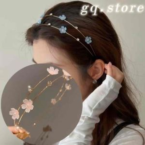 Cài Tóc Hàn Quốc 2 Lớp - Hợp Kim Đính Đá & Ngọc Trai Sang Trọng Cho Nữ