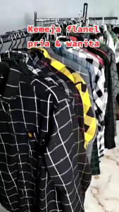 Kemeja Flanel Premium Pria Dewasa Lengan Panjang