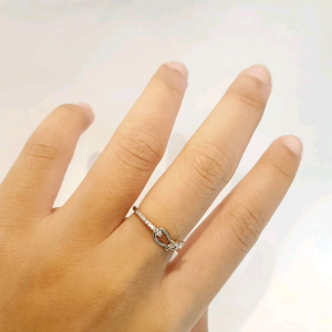 Deux - Cincin Wanita Premium Simpul Permata