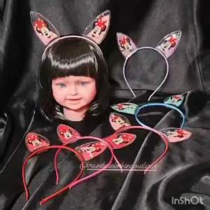Bando Telinga Mickey Glitter: Bando Karakter Anak Terbaru