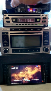 Máy phát nhạc Bluetooth liền Amply Pioneer DEH- 1750 . Giành lắp chung cho các hãng xe tính năng Bluetooh.aux. USB.cad sd. radio.