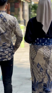 COUPLE ROK PREMIUM BAGASKARA BATIK FLORIST
