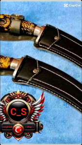 Pisau Dapur Gagang Motif Naga & Pisau Seset Buschart Survival