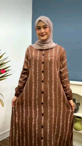 Gamis klok A Pakaianwanita Bahan original