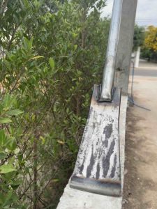 เสียมสับปาล์ม เสียมแทงปาล์ม สับหน่อกล้วย ขุดดินแข็งแรง พร้อมด้าม เหล็กแหนบแท้ ขนาด 8.5 *100