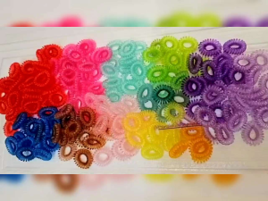 Ikat Rambut Spiral Bening: Karet Rambut Spiral Elastis & Karet Rambut Transparan