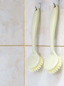 Kitchen Long-handled Cleaning Brush Decontamination Pot Washing Brush Hanging Sink Stove Pemberus Membersih Dapur Kuali