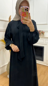 Gamis aluna cringkle air flow premium gown series