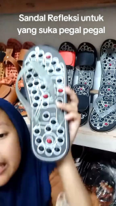 Sendal Rematik /  Sandal Refleksi / Sandal Pijat Kaki / Sandal Akupuntur Pria Wanita