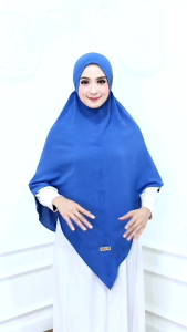 HAJENA - KHIMAR DEMIKA SIZE XL HIJAB JILBAB BERGO NON PET JUMBO KERUDUNG SYAR'I CRINKLE AIRFLOW