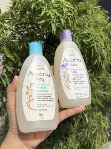 Sữa tắm gội cho bé Aveeno Baby Wash & Shampoo chiết xuất từ yến mạch tự nhiên chai 236ml