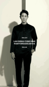 Stelan Baju Koko Pria High Quality Orginal Pakaian Pria Muslim Baju Koko Pria Lengan Panjang Stelan Teluk Belanga Melayu Bahan Baloteli Super