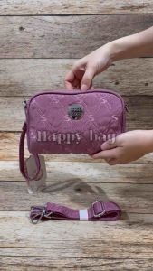 Pouch/Tas Selempang Wanita SIGHMON Kanvas Bordir 2Sleting SGH9090-157 (2Tali)