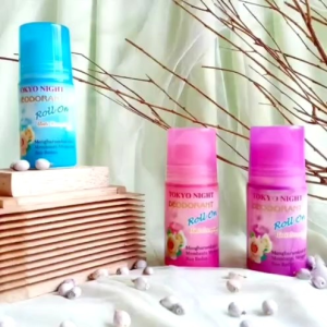 Tokyo Night Deodorant Roll On 50ml - Membantu Mengurangi Bau Badan - Ketiak Tetap Kering Dan Percaya Diri