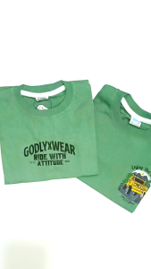 Baju Kaos Anak Laki-laki Motif Motor Usia 1-12Tahun Bahan Katun