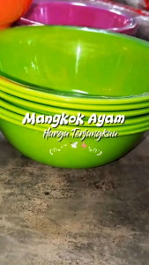 MANGKOK AYAM JAGO WARNA ( 2 LUSIN / 24 PCS