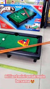 MAINAN BILIIARD BESAR JUMBO DELUXE SNOOKER POOL TABLE SET BILIARD