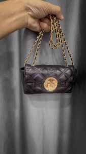 Túi 2hand mini đeo chéo da cá tầm trần trám classic Metrocyti aut của Ý -T156