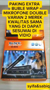 MIC WIRELEES / MIC DOUBLE SONY ES 800B