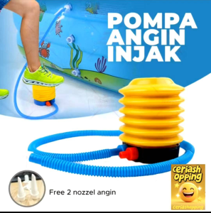 Pompa Injak Plastik pompa pelampung bola kasur balon angin