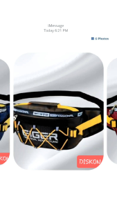 tas pinggang pria tas selempang pria keren waistbag pria bahan longcham anti air waterproof multifungsi aigra