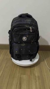 D97 School Backpack Galaxy Outer Space Planet Primary School Beg Student Large Capacity Primary Secondary School