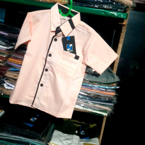 Kemeja Anak Lengan Pendek Usia 2/3 Tahun Bahan Katun Toyobo Tojiro