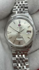 ราโด้ 30 Jewels daymaster Automatic ม้ายิ้ม ตัวเรือนสแตนเลส นาฬิกาผู้ชาย มือสองของแท้