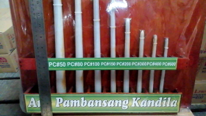 Liwanag Procession Candle #100 (PC#100) Sold per Bundle 2 Pieces in a Bundle. Size: 11-3/4" Height 22mm Diameter White Color Only