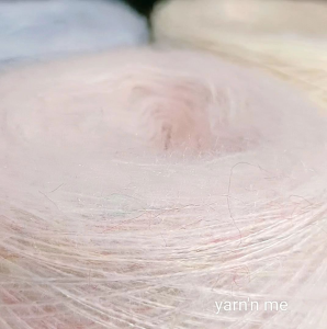 (Siêu phẩm) Len mohair kim tuyến phẩy pastel cỡ sợi 0.6mm