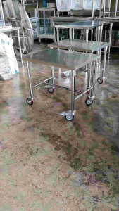 CMS โต๊ะทำงาน 50x70 ซม. 62 ซม. ความสูง 1 มม. โต๊ะทานข้าว โต๊ะสแตนเลส