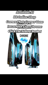 Corner Plate Corner Vane Isuzu Nkr Giga Chrome ( 1set Left And Right )