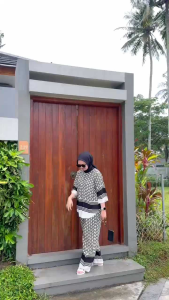 Piyama One Set Rayon Kekinian / Setelan Wanita/ Pakaian Wanita