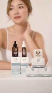 ครีมชาร์มมิ่งสกิน [ไนท์ครีม1 เซรั่ม 1 กันแดด 1 สบู่ส้ม 1] ส่งฟรี