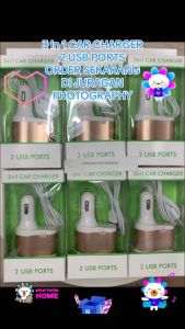 3.1A Dual USB Ports Charger Car Cigarette Lighter Power Socket