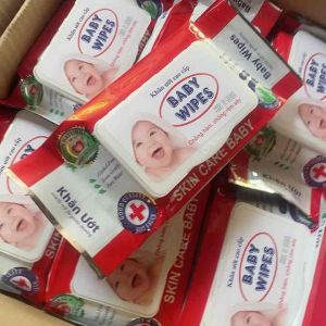 Sỉ combo 10 gói khăn ướt baby 80g an toàn cho bé.