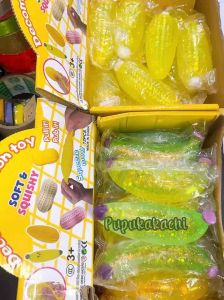 Đồ Chơi Bóp Tay Mochi Kim Tuyến Lấp Lánh Mẫu Chuối Tinh Tinh Bắp Cute Chơi Cực Vui