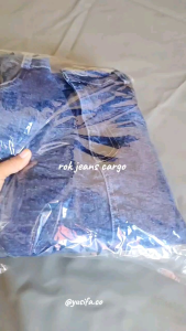 Highwaist Rok Cargo Jeans Korea Style Tebal Vol 2