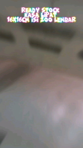 Paket 2 Pack Kasa Lipat Medis Kain Perban Luka 16cm x 16cm Isi 200 Pcs