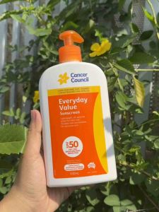 Kem Chống Nắng Cancer Council Everyday Value Sunscreen SPF 50+/ PA ++++ Chai 500ml