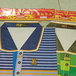 (Giá sỉ 10 bộ)Giấy cúng_Bộ quần áo thun nam kèm phụ kiện hàng mã