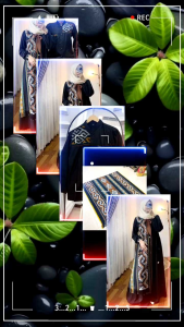 Gamis Abaya Tenun Wanita Muslim | Dress Couple Spesial Lebaran Exclusive Gamis Couple Lebaran Syari Moderen Dress Kondangan Set Baju Muslim Terbaru 2024