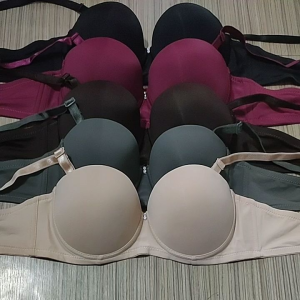 Mi Amore Push Up Strapless Plain Bra: Hand Sizes 34 to 38CapA&B