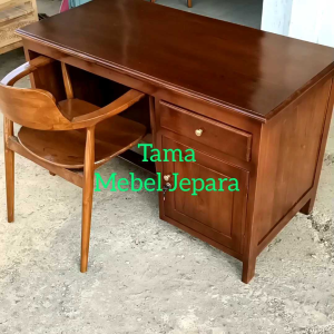Set Meja Kursi Kantor Minimalis Kayu Jati: Solusi Ideal untuk Meja Belajar dan Meja Kantor