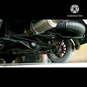 js racing knalpot mobil js racing titanium suara bass kering untuk semua tipe mobil